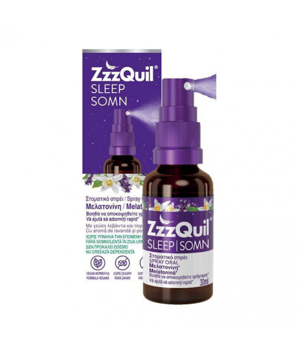 ZzzQuil Natura Melatonin Spray Στοματικό Σπρέι Μελατονίνης 30ml