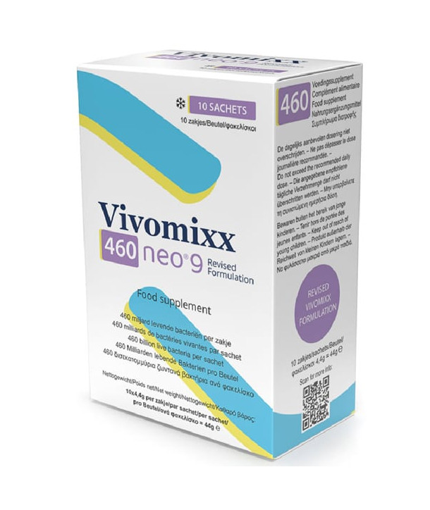VIVOMIXX NEO 9 460 BILLION LIVE BACTERIA PER SACHET 10 SACHETS