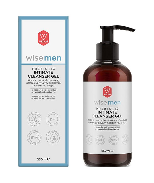 VICAN WISE MEN PREBIOTIC INTIMATE CLEANSER gEL 250ml