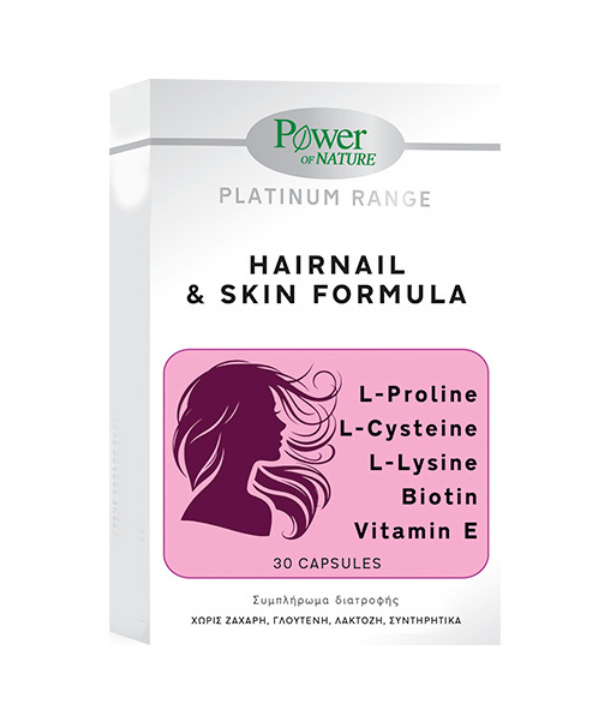 POWER HEALTH PLATINUM RANGE HAIRNAIL & SKIN FORMULA 30 CAPS