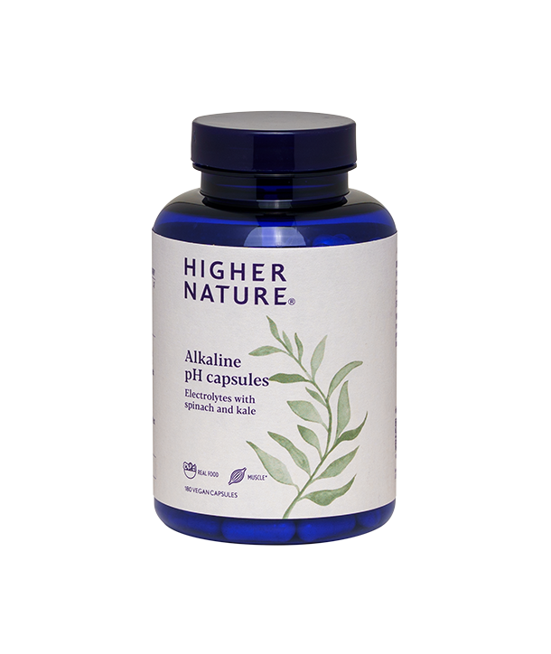 HIGHER NATURE ALKALINE pH CAPSULES 180 VEG CAPS