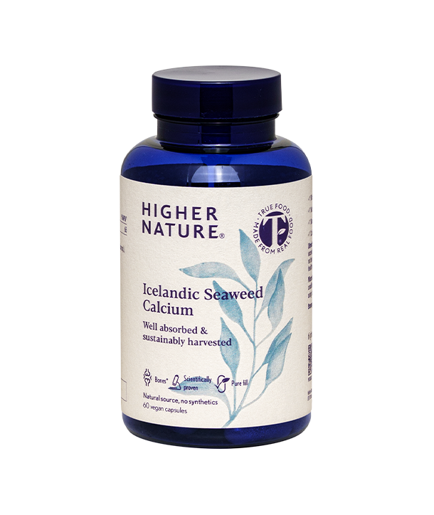 HIGHER NATURE ICELANDING SEAWEED CALCIUM 60 VEG CAPS