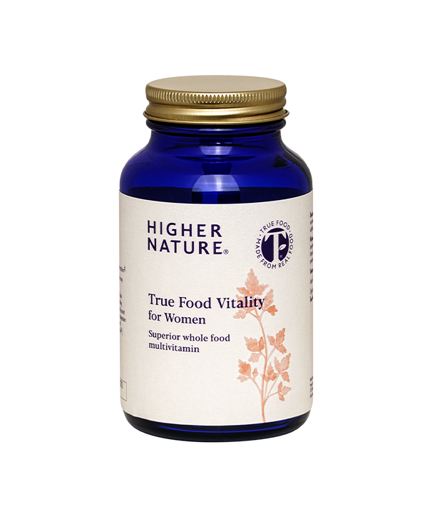 HIGHER NATURE TRUE FOOD VITALITY FOR WOMEN 60 VEG CAPS