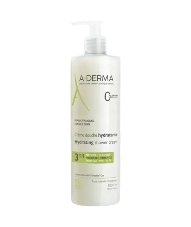 ADERMA HYDRATING SHOWER CREAM 750ml
