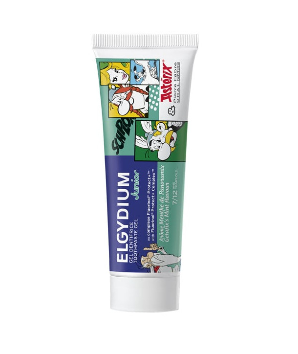 ELGYDIUM JUNIOR TOOTHPASTE GETAFIX'S MINT FLAVOUR 7-12 YEARS 50ml