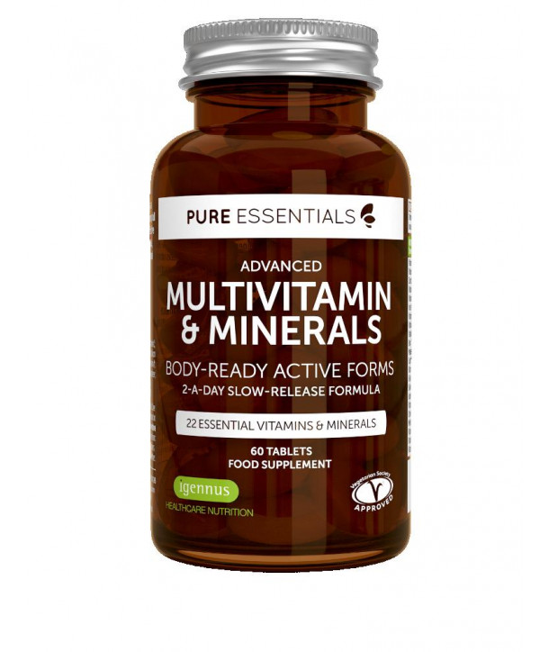 IGENNUS ADVANCED MULTIVITAMIN & MINERALS BODY READY ACTIVE FORMS 60 TABS