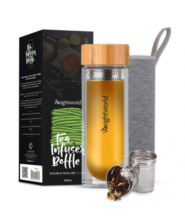 WEIGHT WORLD ΘΕΡΜΟΣ ΜΠΟΥΚΑΛΙ ΤΣΑΓΙΟΥ TEA INFUSER BOTTLE 500ml