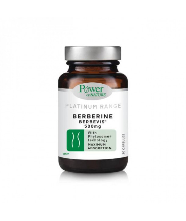 POWER HEALTH PLATINUM RANGE BERBERINE BERBEVIS 500mg 30 CAPS