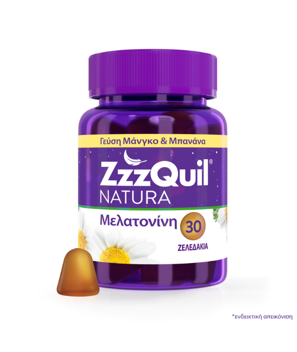 ZzzQUIL NATURA ΜΕΛΑΤΟΝΙΝΗ ΓΕΥΣΗ ΜΑΝΓΚΟ & ΜΠΑΝΑΝΑ 30 ΖΕΛΕΔΑΚΙΑ