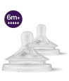 PHILIPS AVENT NATURAL RESPONSE TEAT 6m+ (FLOW 5) 2 PCS