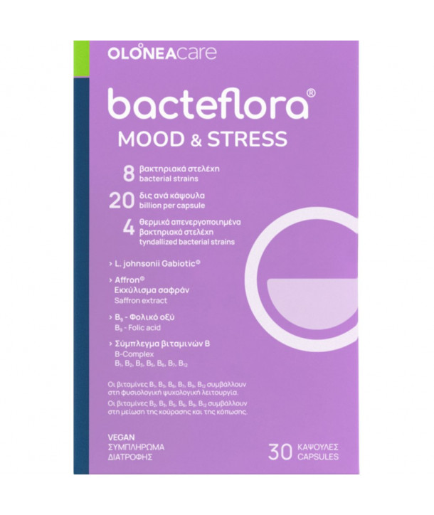 OLONEA BACTEFLORA MOOD & STRESS 30 CAPS