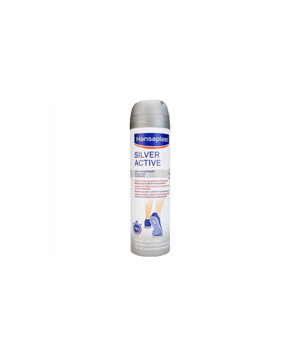 HANSAPLAST SILVER ACTIVE ANTI TRANSPIRANT SPRAY 150ml
