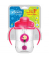 DR BROWN'S BABY'S 1ST STRAW CUP ROZ ΚΥΠΕΛΛΟ ΜΕ ΕΥΠΛΑΣΤΟ ΚΑΛΑΜΑΚΙ 270 ml