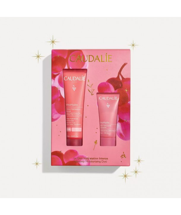 Caudalie Set VinoHydra Creme Hydration 60ml & VinoHydra Moisturizing Cleansing Gel 30ml