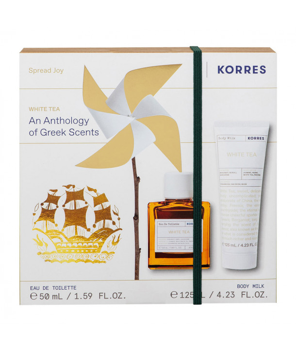 Korres Set White Tea Eau De Toilette 50ml & White Tea body milk 125ml