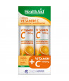 Health Aid Vitamin C 1000mg Orange Promo 1+1, 2x20eff.tabs