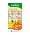 Health Aid Vitamin C 1000mg Lemon & Orange Promo 1+1, 2x20eff.tabs