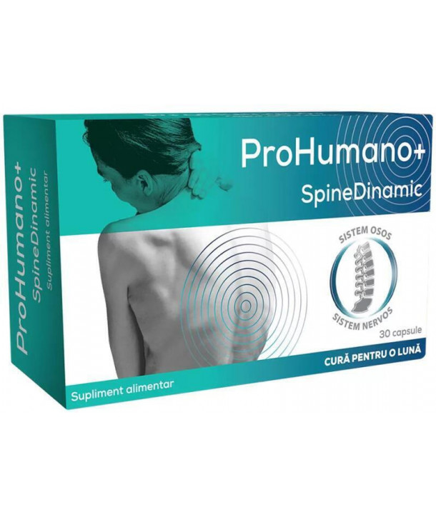 ProHumano+ SpineDinamic Συμπλήρωμα για την Υγεία Αρθρώσεων & Οστών 30 κάψουλες