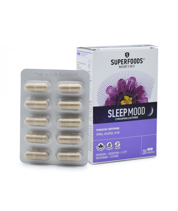 SUPERFOODS SLEEP MOOD 30 CAPS