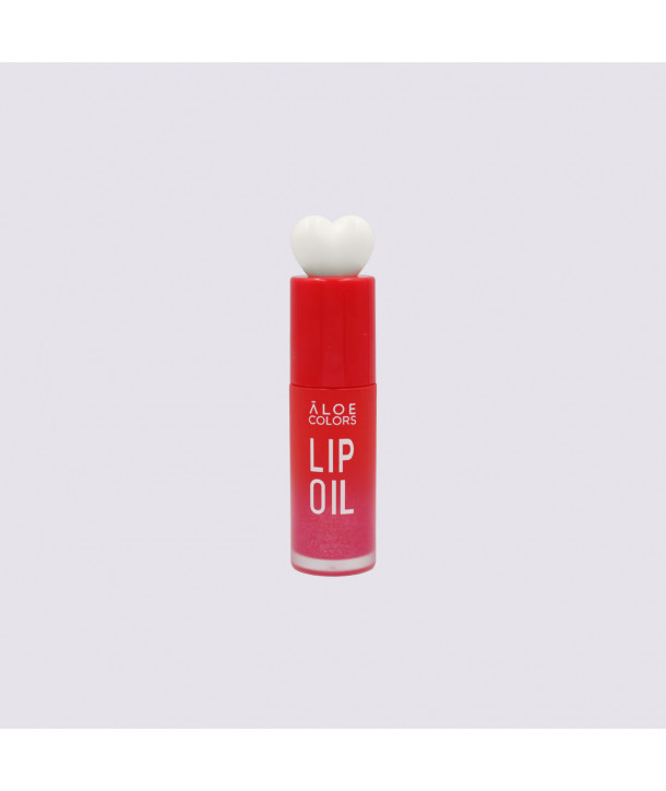 ALOE COLORS LIP OIL CHERRY POP RED 10ml