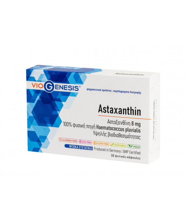 VIOGENESIS ASTAXANTHIN 8mg 30 CAPS
