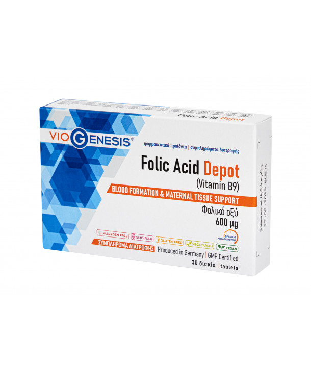 VIOGENESIS FOLIC ACID DEPOT B9 90 TABS
