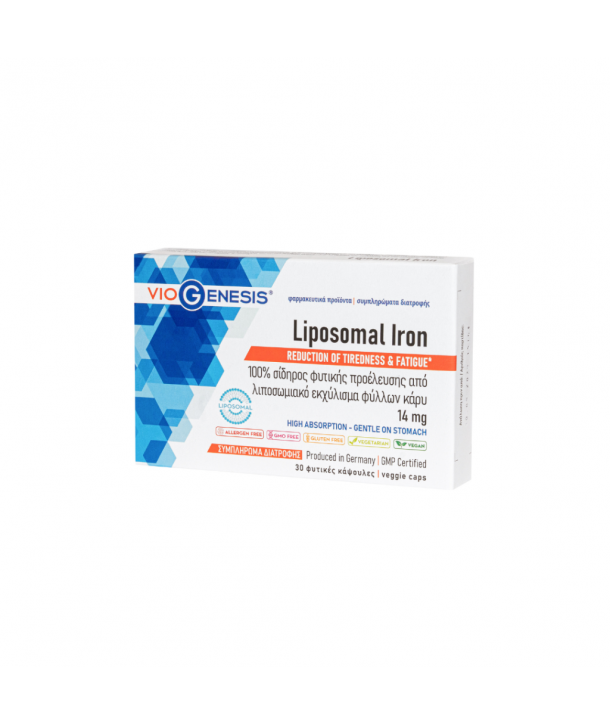 VIOGENESIS LIPOSOMAL IRON 14mg 30 CAPS