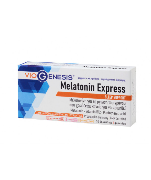 VIOGENESIS MELATONIN EXPRESS 30 GEL TABS