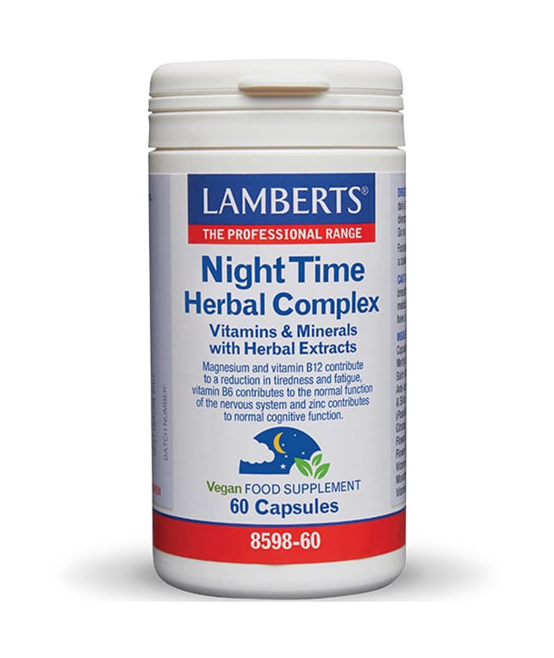 LAMBERTS NIGHT TIME HERBAL COMPLEX 60 CAPS
