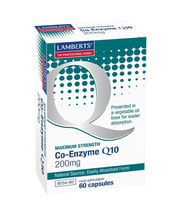 LAMBERTS CO ENZYME Q10 200mg 60 CAPS