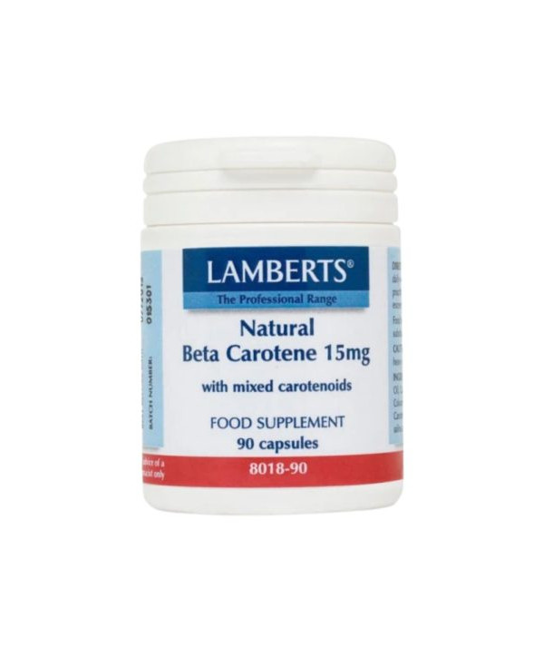 LAMBERTS NATURAL BETA CAROTENE 15mg 90 CAPS