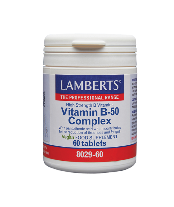 LAMBERTS VITAMIN B-50 COMPLEX 60 TABS