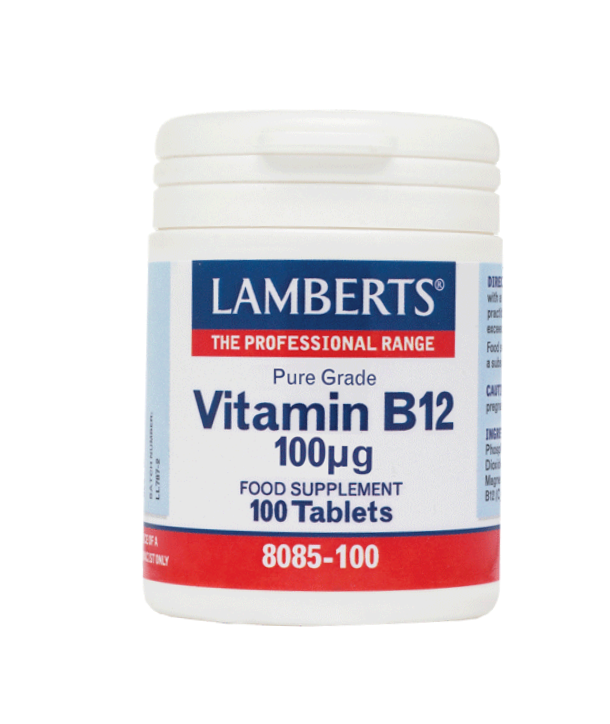 LAMBERTS VITAMIN B12 100μg 100 TABS