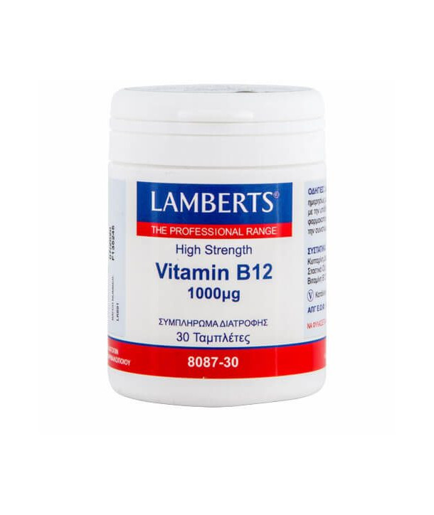 LAMBERTS VITAMIN B12 1000mcg 30 TABS (METHILCOBALAMIN)
