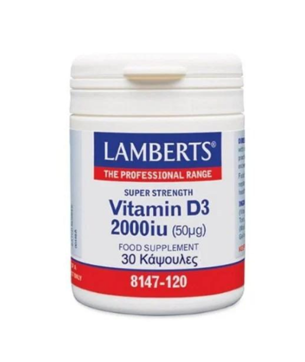 LAMBERTS VIT.D3 2000MG 30CAPS
