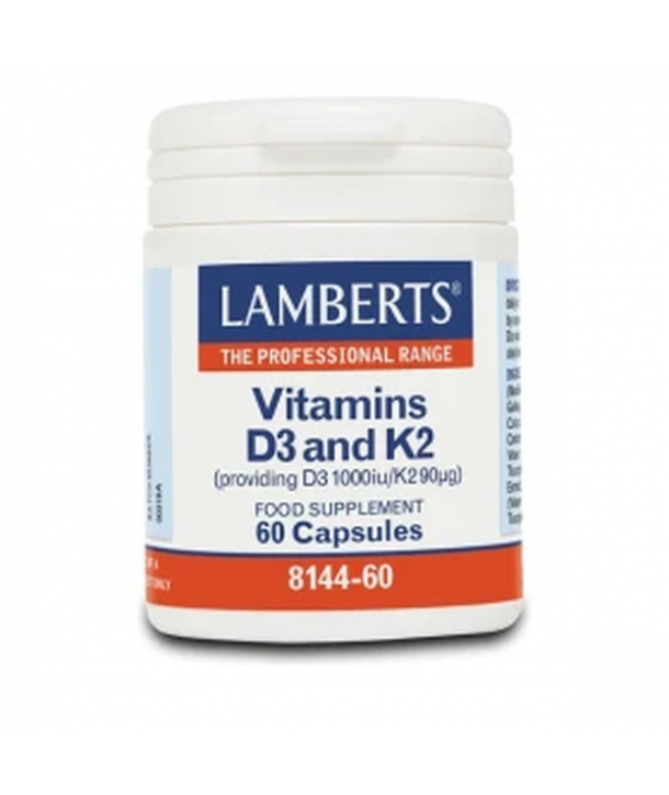 LAMBERTS VITAMIN D3 & K2 60TABS
