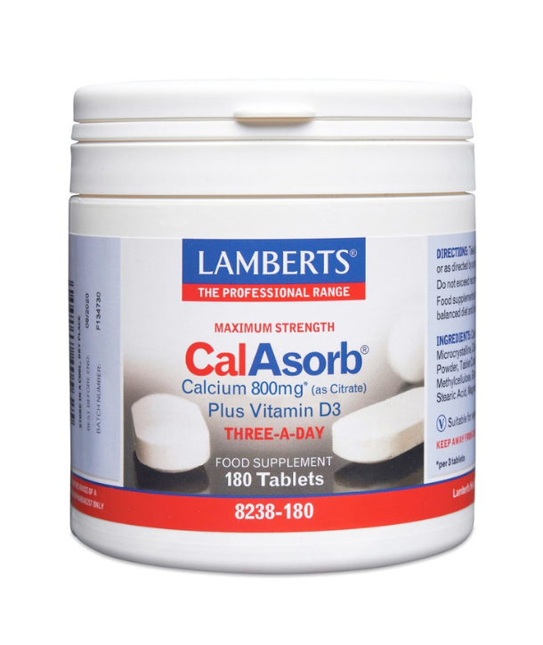 LAMBERTS CALASORB CALCIUM 800mg 180 TABS
