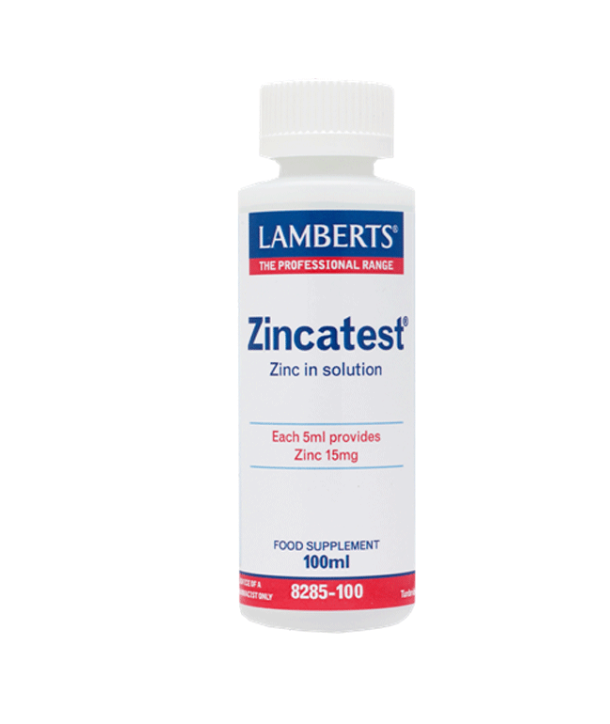 LAMBERTS ZINCATEST 15MG SOLUTION 100ML