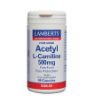 LAMBERTS ACETYL L-CARNITINE 500mg 60 CAPS