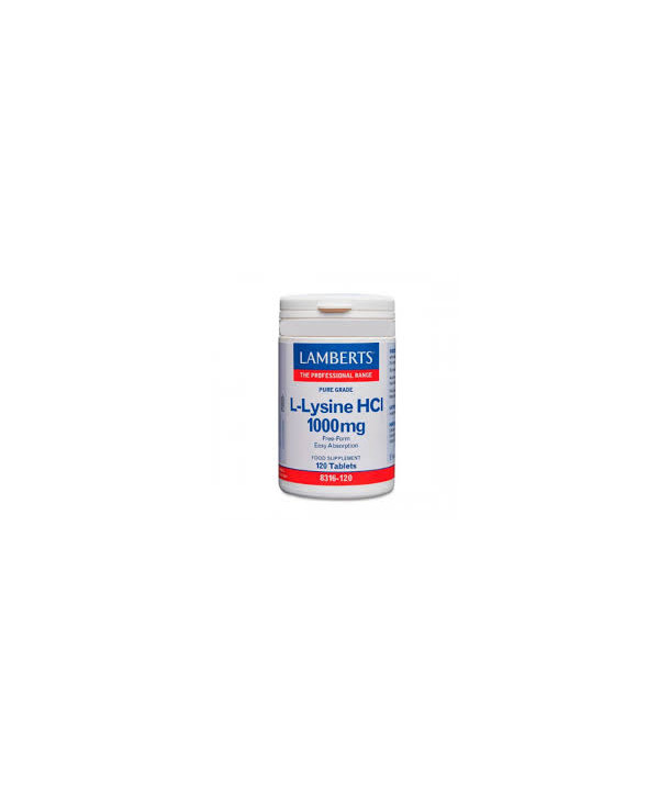 LAMBERTS L-LYSINE HCL 1000MG 120TABS