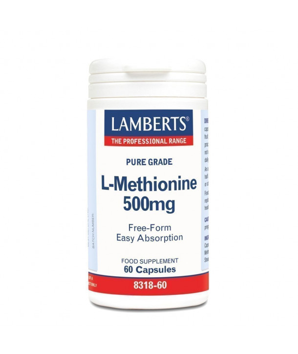 LAMBERTS L-METHIONINE 500mg 60 CAPS