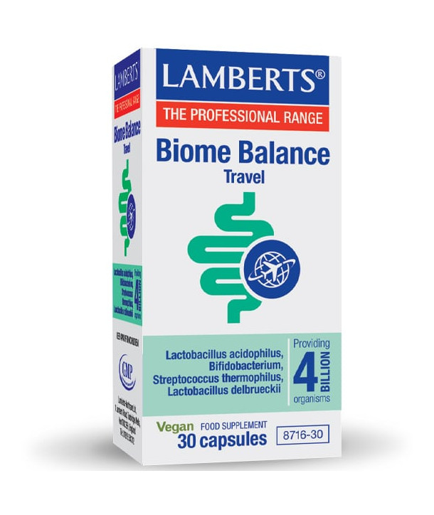 LAMBERTS BIOME BALANCE TRAVEL 4BILL 30CAPS