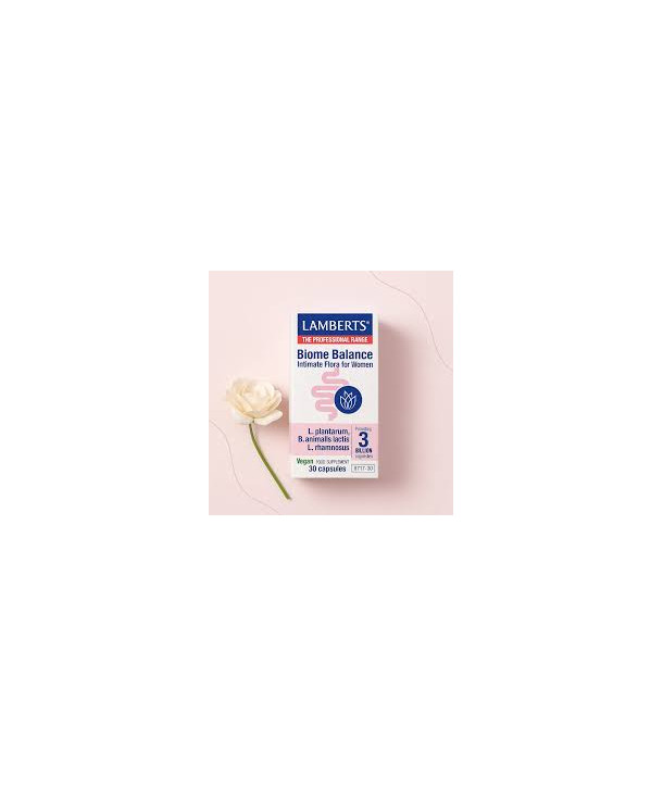 LAMBERTS BIOME BALANCE INTIMATE FLORA FOR WOMEN 30 VEG CAPS