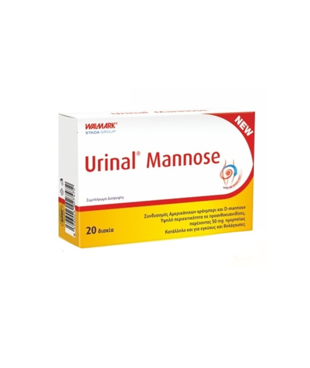 URINAL MANNOSE 20 TABS