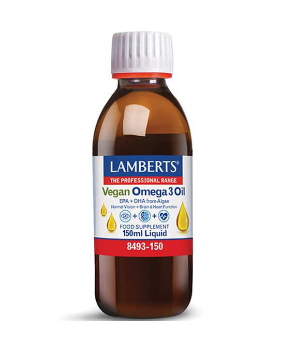 LAMBERTS VEGAN OMEGA 3 OIL EPA+DHA (LIQUID) 150ML