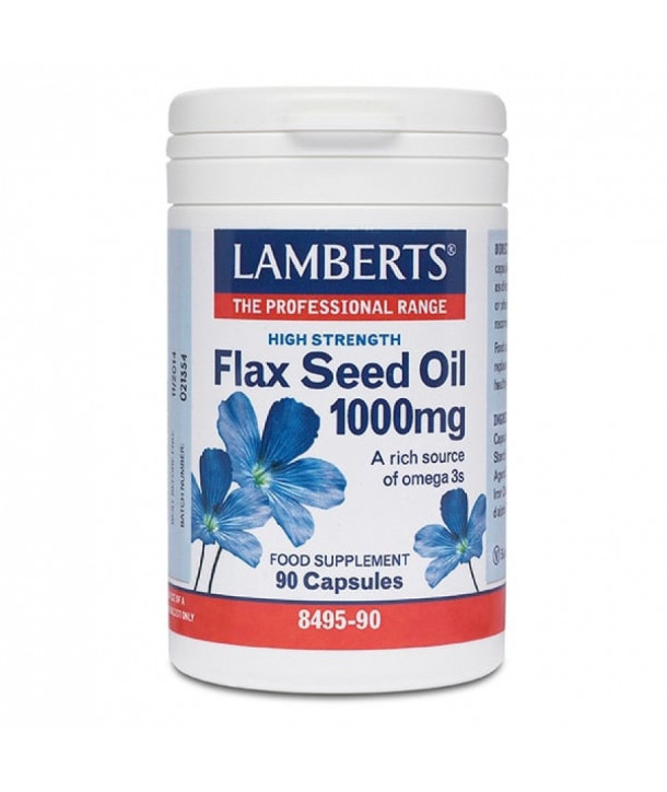 LAMBERTS FLAX SEED OIL 1000mg 90 CAPS