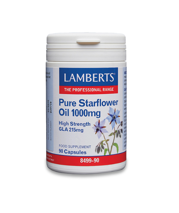 LAMBERTS PURE STARFLOWER OIL 1000mg (HIGH GLA 220mg) 90 CAPS