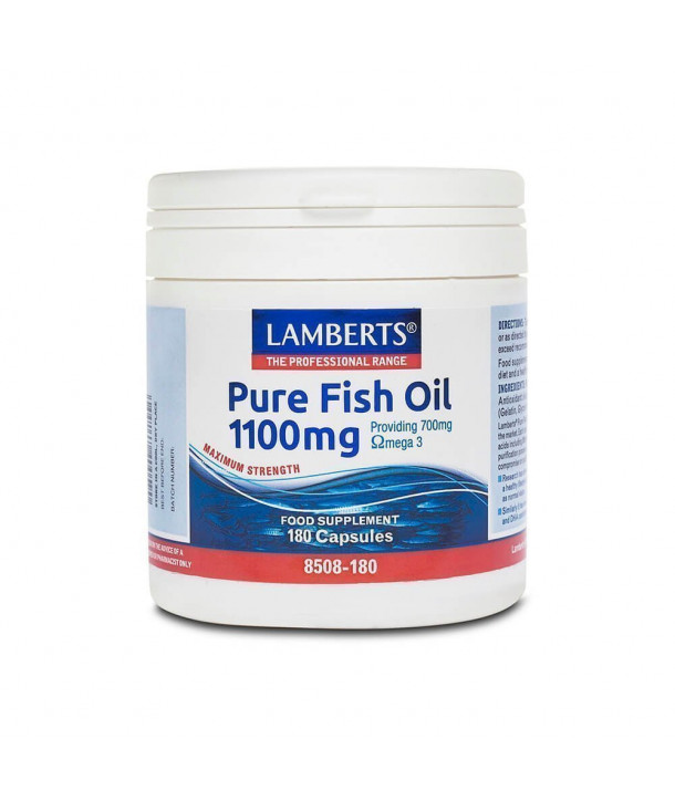 LAMBERTS PURE FISH OIL 1100mg (EPA) 180 CAPS