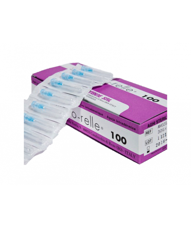 MESORELLE MESOTHERAPY NEEDLES 32Gx6mm 100 PCS