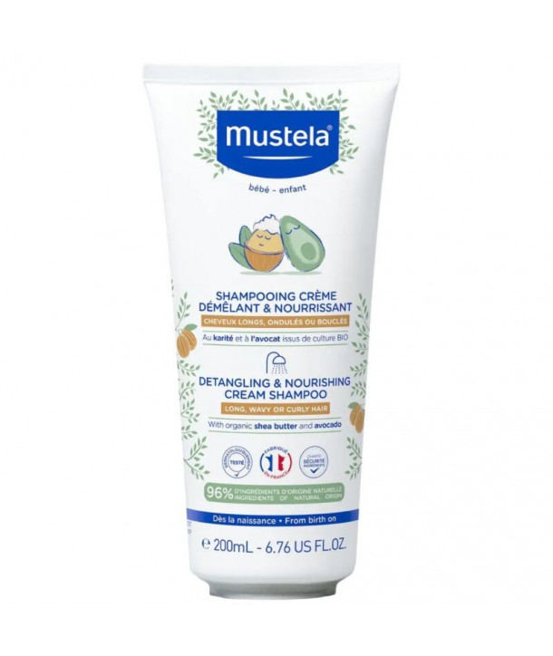 MUSTELA DETANGLING & NOURISHING CREAM SHAMPOO 200ml